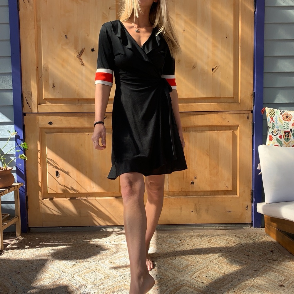 GANNI wrap dress